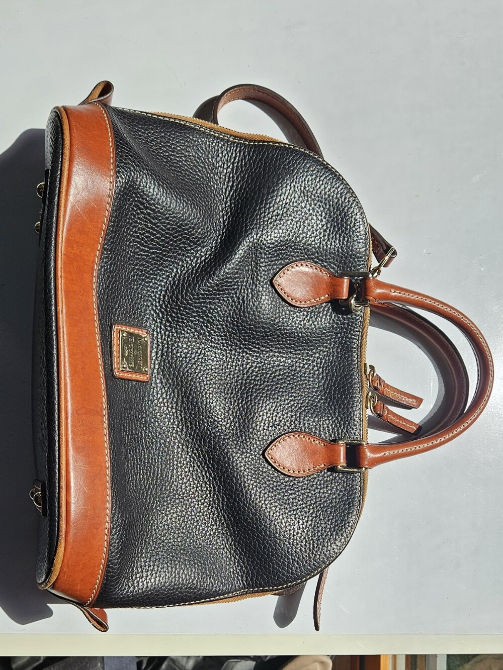 Dooney & Bourke Pebbled Leather Satchel